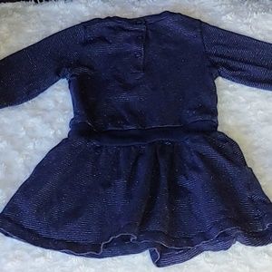 Koala Kids Dresses - *B2G1* Baby Navy Long Sleeve Star Dress Koala Kids Dresses - *B2G1* Baby Navy Long Sleeve Star Dress